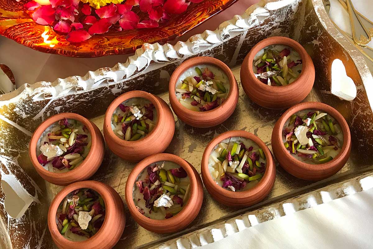 Indian Desserts with Rice and Sugar