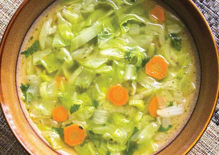 Soup Succour Complete With Cabbage