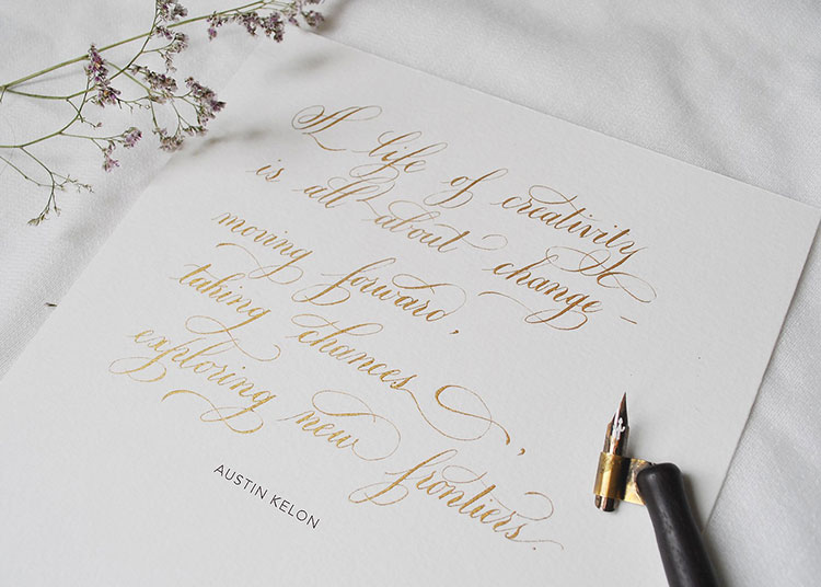 Calligraphy with Komal Ganatra