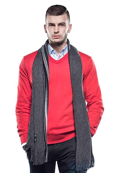 Men Do Drape a Scarf or Don An Accessory