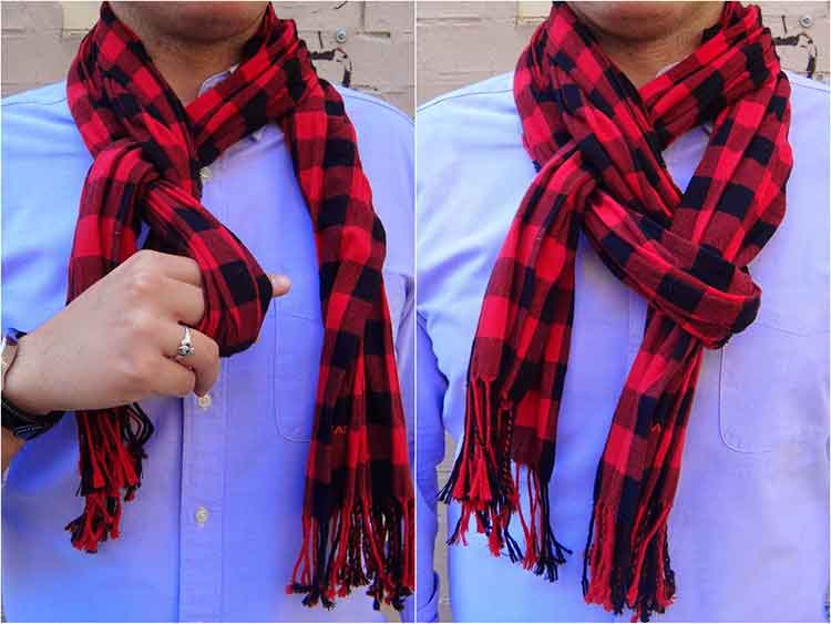 Men Do Drape a Scarf or Don An Accessory