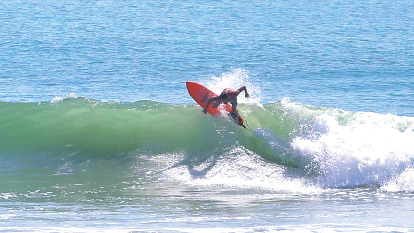 Surfing in Oman