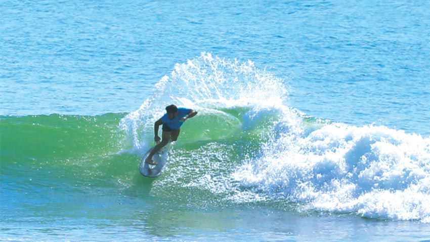 Surfing in Oman