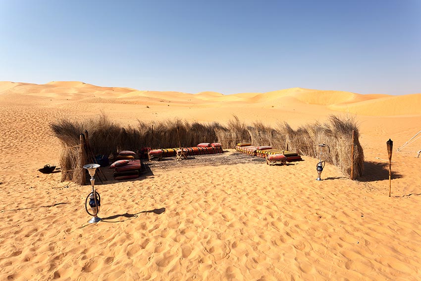 A Bedouin Camp In Empty Quarter Oman