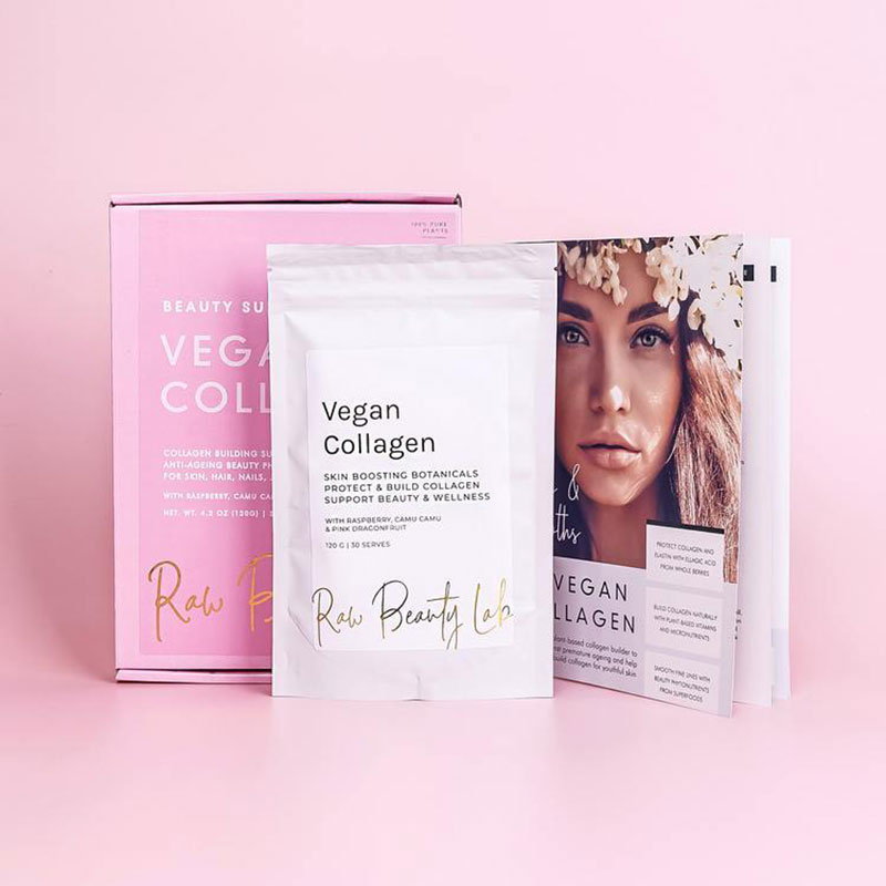 A product of Raw Beauty Lab containing vegan collagen